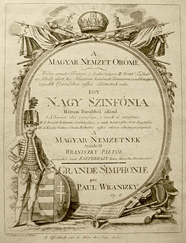 Title page of Wranitzky's Symphony Op. 2